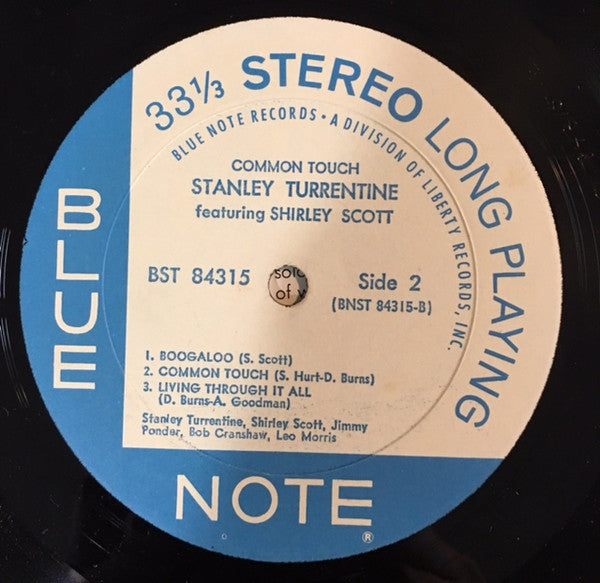 Stanley Turrentine Featuring Shirley Scott : Common Touch (LP, Album)