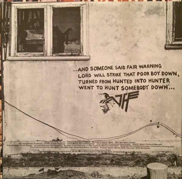Van Halen : Fair Warning (LP, Album, RE, Win)