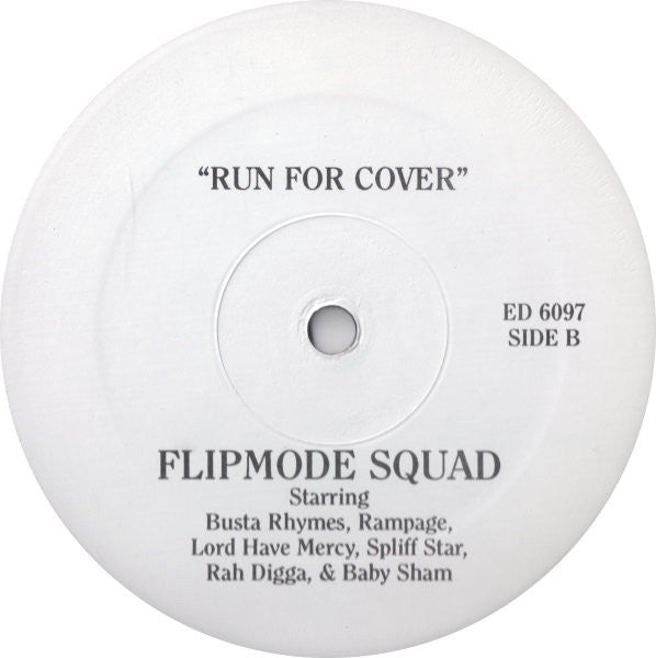 Flipmode Squad : Everybody On The Line Outside / Run For Cover (12", Promo)