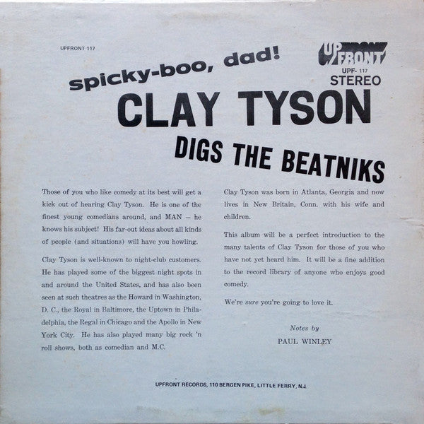 Clay Tyson : Digs The Beatniks (LP, Album)