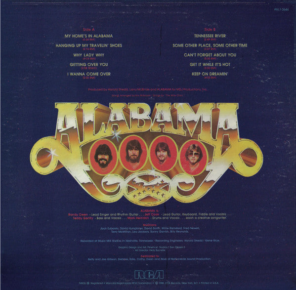 Alabama : My Home's In Alabama (LP, Album, Ind)