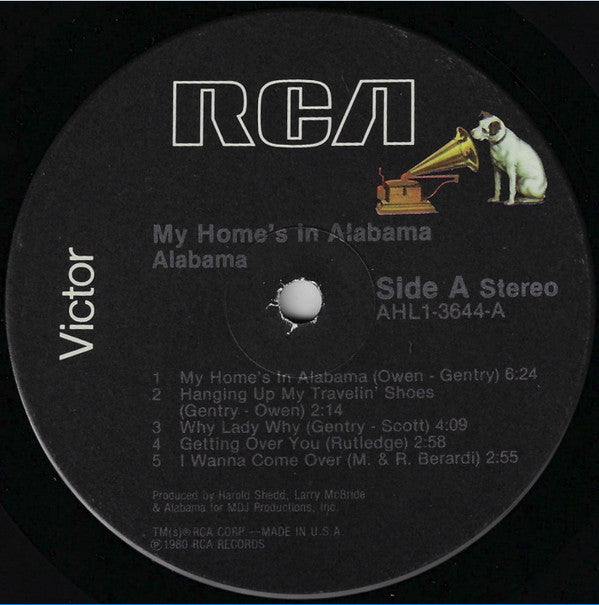 Alabama : My Home's In Alabama (LP, Album, Ind)