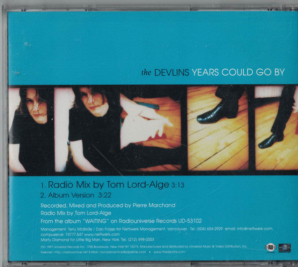 The Devlins : Years Could Go By (CD, Single)