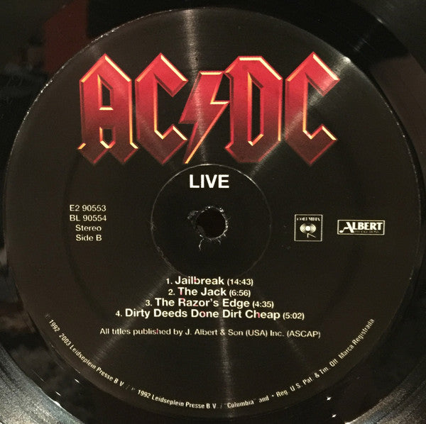 AC/DC : Live (2xLP, Album, RE, RM, Spe)