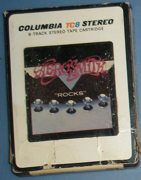 Aerosmith : "Rocks" (8-Trk, Album, Lon)