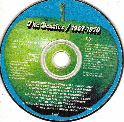 The Beatles : 1967-1970 (2xCD, Comp, RE, RM)