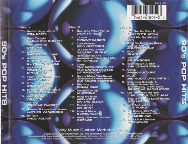 Various : 90's Pop Hits (3xCD, Comp)
