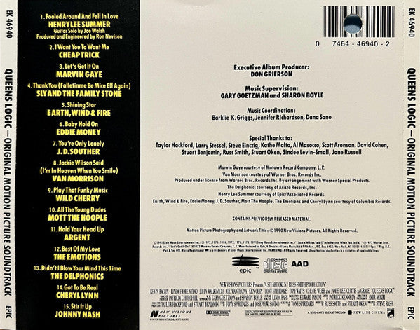 Various : Queens Logic (Original Motion Picture Soundtrack) (CD, Album)