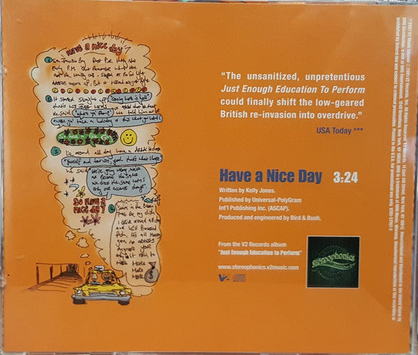 Stereophonics : Have A Nice Day (CD, Single, Promo)