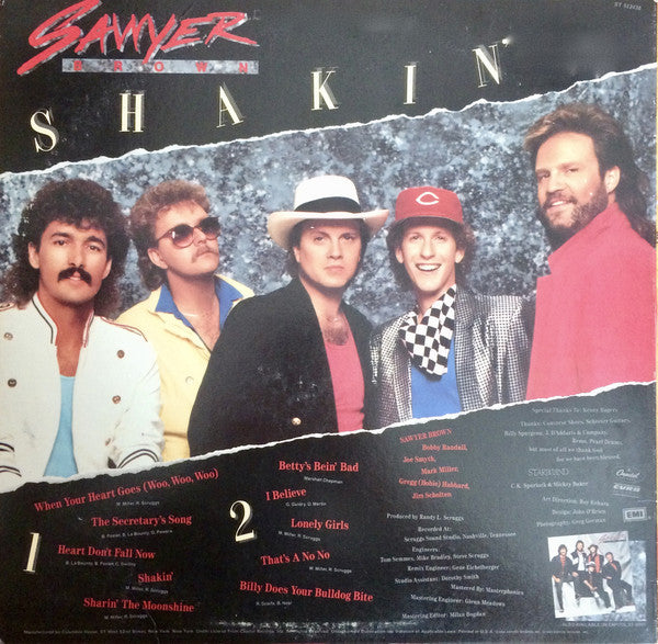 Sawyer Brown : Shakin' (LP, Album, Club, Car)