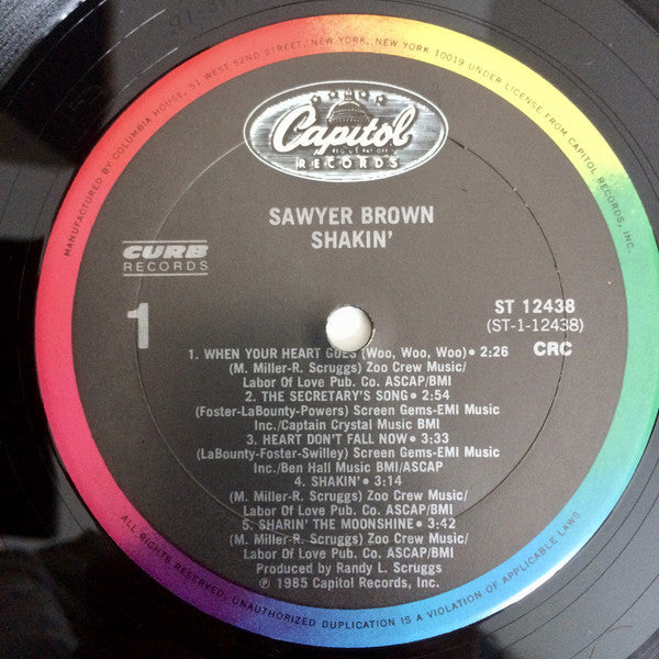 Sawyer Brown : Shakin' (LP, Album, Club, Car)