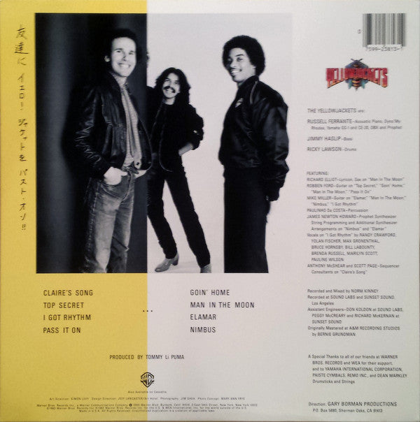 Yellowjackets : Mirage À Trois (LP, Album, All)