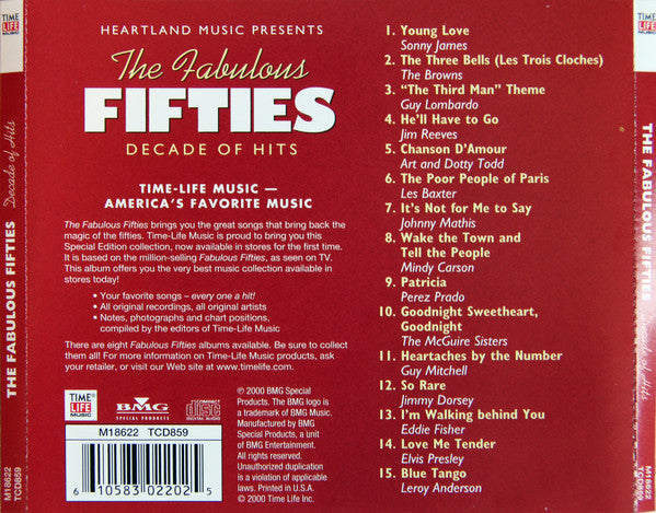 Various : The Fabulous Fifties - Decade Of Hits (CD, Comp, RE)