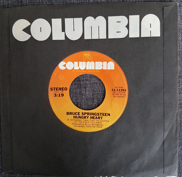 Bruce Springsteen : Hungry Heart (7", Single, Styrene, San)