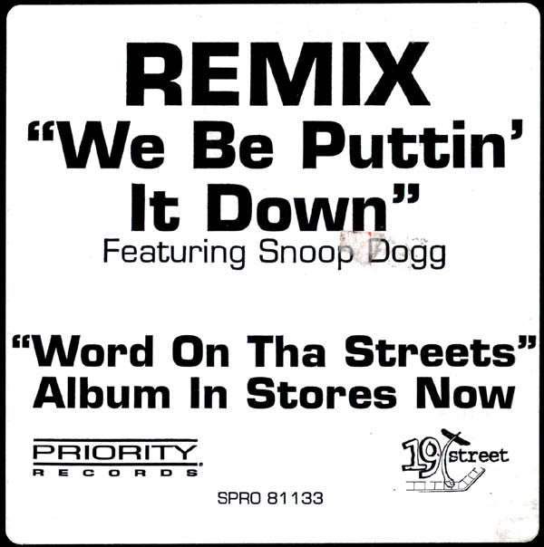 Bad Azz : We Be Puttin' It Down! (Remix) (12", Single, Promo)