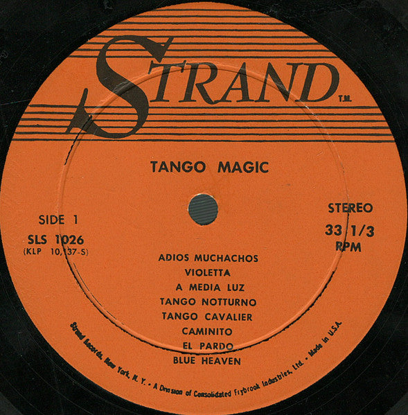 Jay Jerome And His Orchestra : Tango Magic (LP, Album)