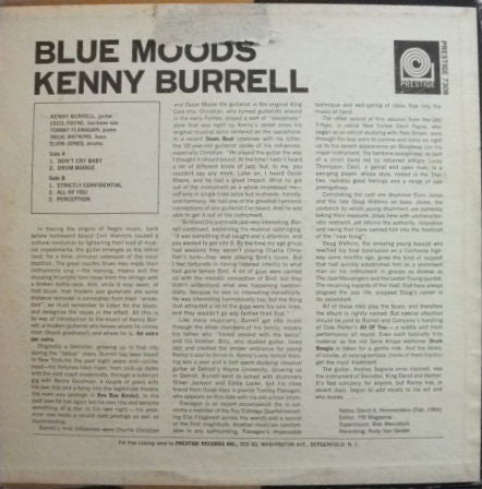 Kenny Burrell : Blue Moods (LP, Album)