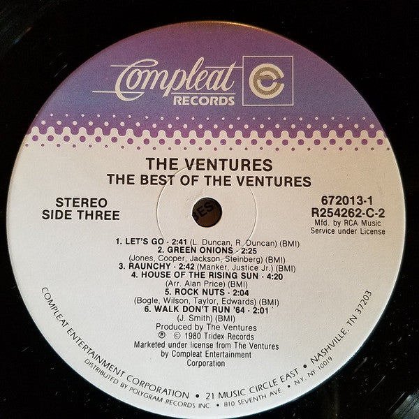 The Ventures : The Best Of The Ventures (2xLP, Comp, Club)