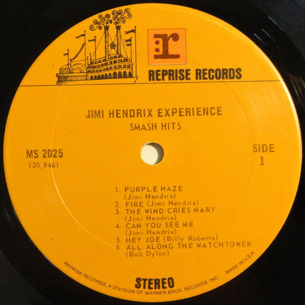 The Jimi Hendrix Experience : Smash Hits (LP, Comp, RE, Jac)