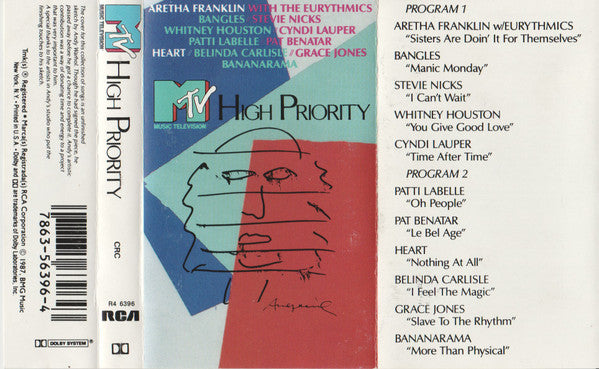 Various : MTV High Priority (Cass, Comp, Gri)