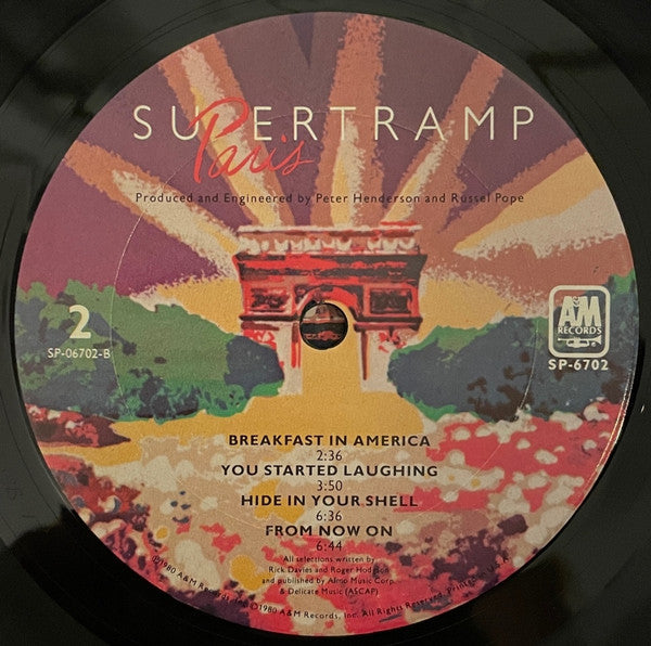 Supertramp : Paris (2xLP, Album, Ter)