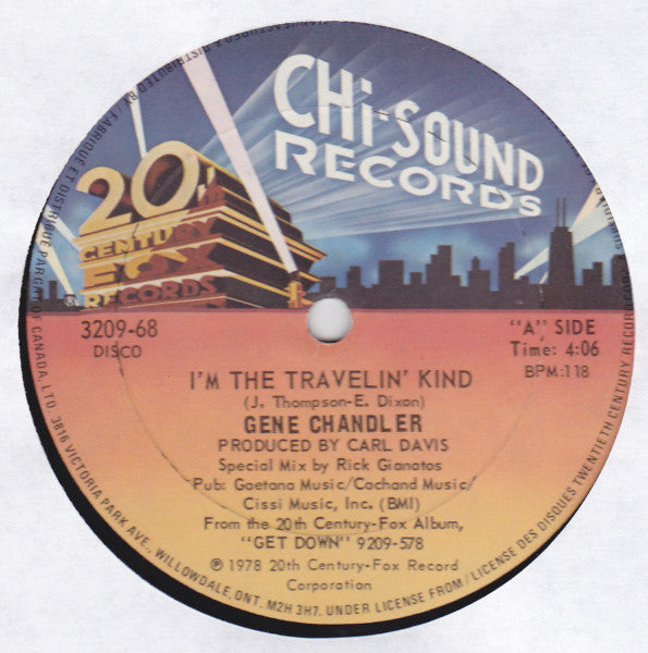 Gene Chandler : Get Down (Special Mix) (12", Single)