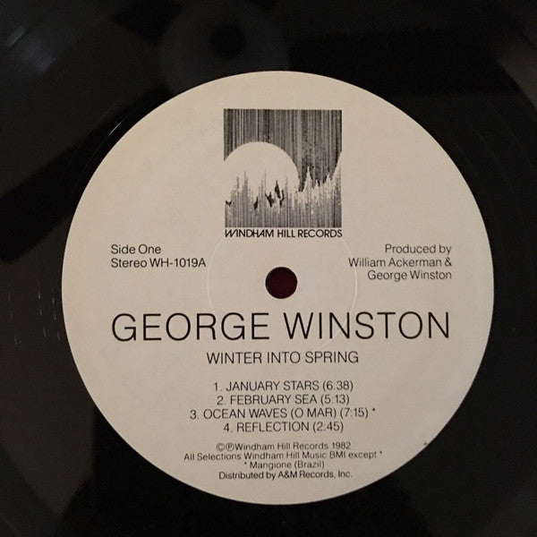 George Winston : Winter Into Spring (LP, Album, RE, Ele)