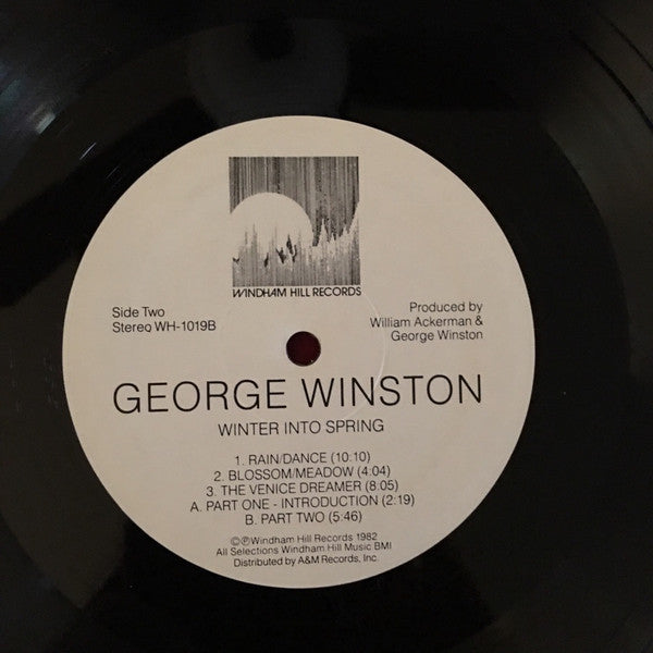 George Winston : Winter Into Spring (LP, Album, RE, Ele)