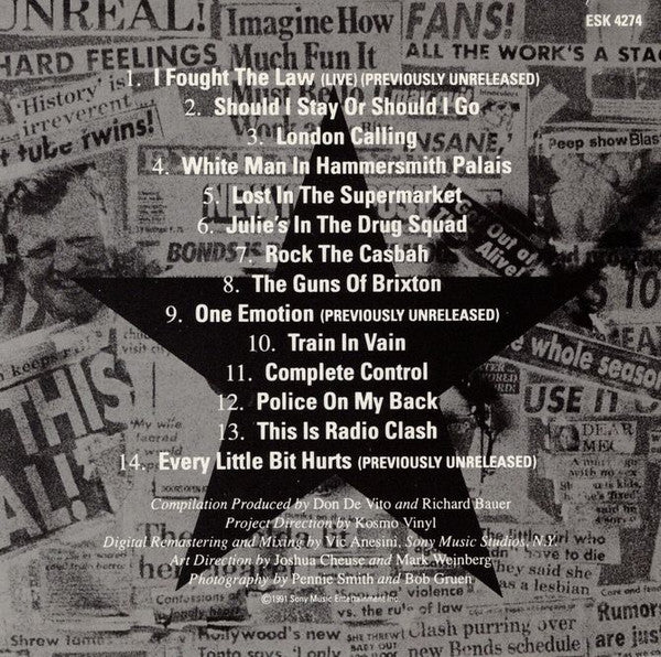 The Clash : Clash On Broadway: The Trailer (CD, Promo, Smplr)