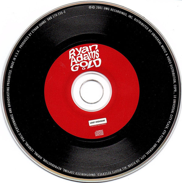 Ryan Adams : Gold (CD, Album)
