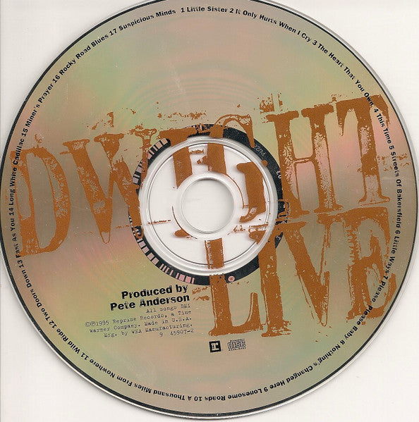 Dwight Yoakam : Dwight Live (CD, Album, Spe)