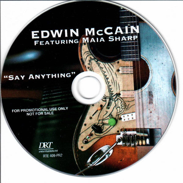 Edwin McCain Featuring Maia Sharp : Say Anything (CD, Single, Promo)