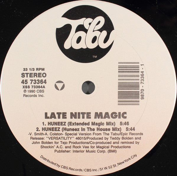 Late Night Magic : Huneez (Special 12" Mixes) (12")