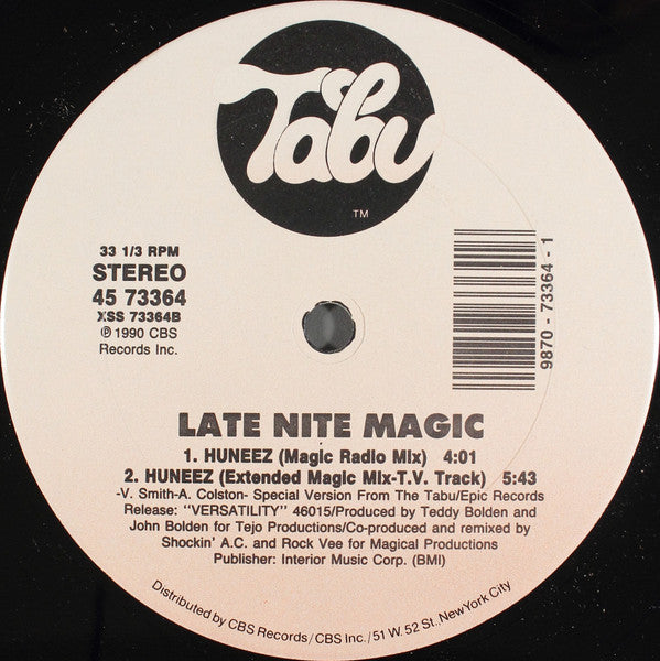 Late Night Magic : Huneez (Special 12" Mixes) (12")