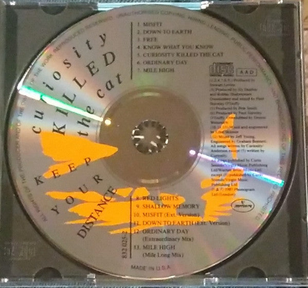 Curiosity Killed The Cat : Keep Your Distance (CD, Album, PDO)