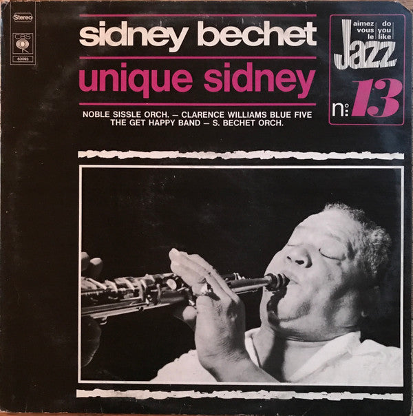 Sidney Bechet : Unique Sidney (LP, Comp)