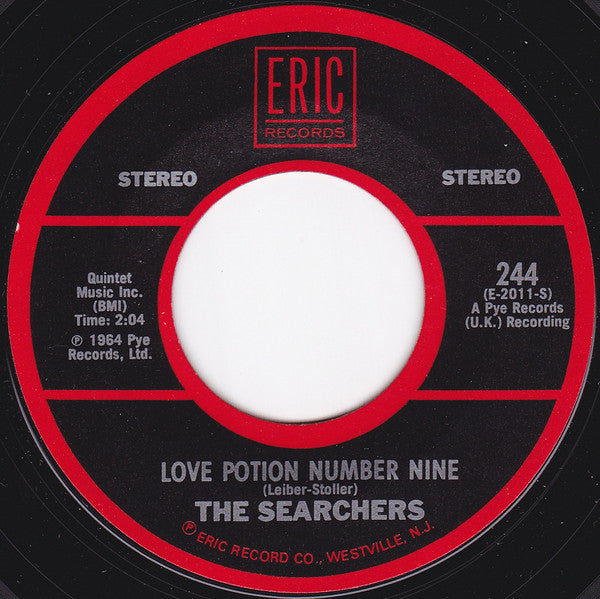 The Searchers : Love Potion Number Nine / Needles And Pins (7", Pit)