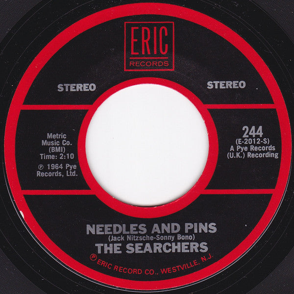 The Searchers : Love Potion Number Nine / Needles And Pins (7", Pit)