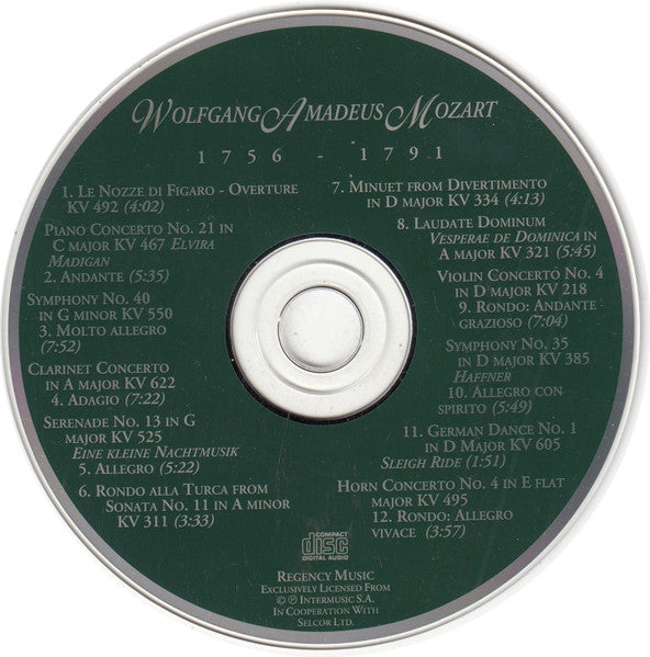 Wolfgang Amadeus Mozart : The Masterpiece Collection - Mozart (CD, Album, Comp)