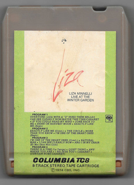 Liza Minnelli : Live At The Winter Garden (8-Trk)
