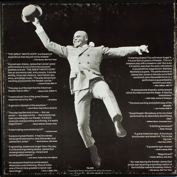 Herman Levin, Howard Sackler, James Earl Jones (2) : The Great White Hope (3xLP, box)