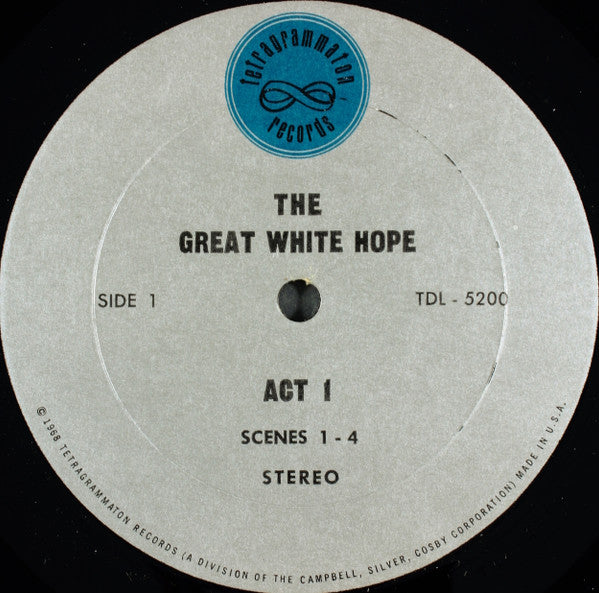 Herman Levin, Howard Sackler, James Earl Jones (2) : The Great White Hope (3xLP, box)