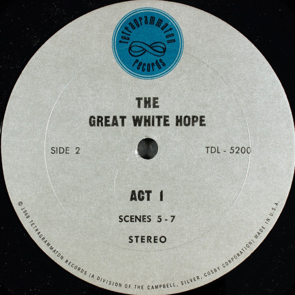 Herman Levin, Howard Sackler, James Earl Jones (2) : The Great White Hope (3xLP, box)