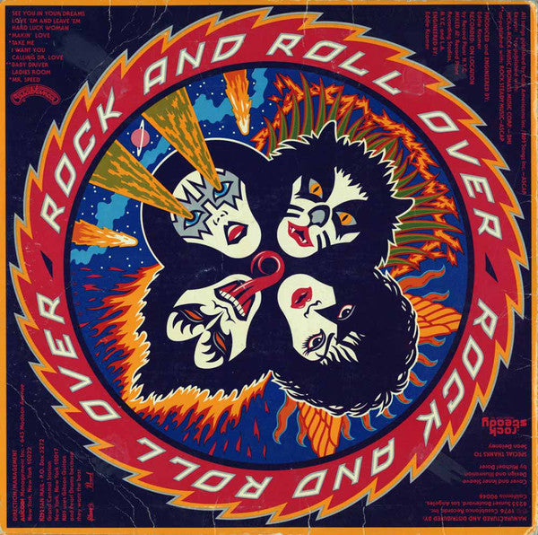 Kiss : Rock And Roll Over (LP, Album, RE)