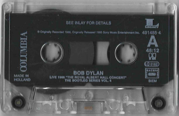 Bob Dylan : Live 1966 (The "Royal Albert Hall" Concert) (Cass, Album, RM)