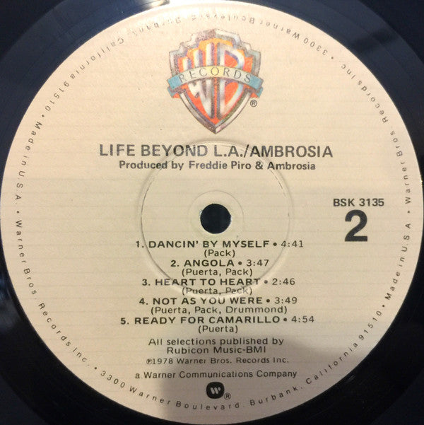 Ambrosia (2) : Life Beyond L.A. (LP, Album, Win)