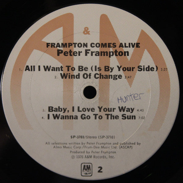 Peter Frampton : Frampton Comes Alive! (2xLP, Album, Gat)
