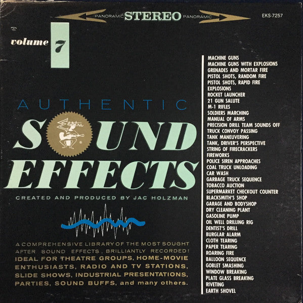 Jac Holzman : Authentic Sound Effects Volume 7 (LP, RE, Spe)