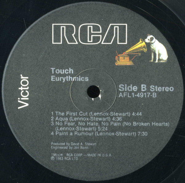 Eurythmics : Touch (LP, Album, Ind)