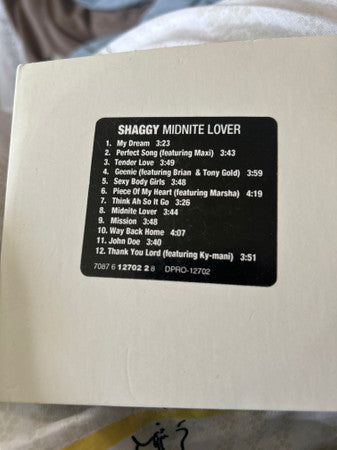 Shaggy : Midnite Lover (CD, Album, Promo)